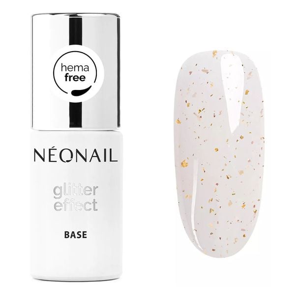 NEONAIL Baza Pod Lakier Hybrydowy Glitter Effect Base Nude Sparkle 7