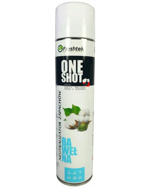 Freshtek One Shot neutralizator zapachów BAWEŁNA 600 ml Arena pl