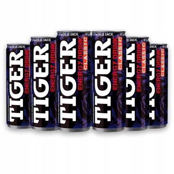 Tiger Energy Drink Classic napój energetyzujący 250ml x6 sztuk Arena pl