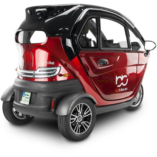 Skuter Elektryczny Zabudowany Micro Car Bili Bike City Go Czerwony