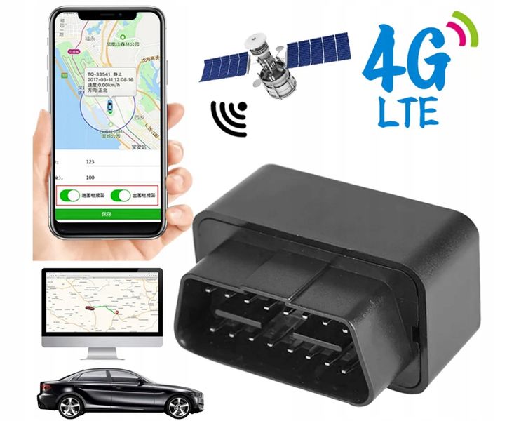 MINI LOKALIZATOR NADAJNIK PODSŁUCH DO GNIAZDA OBD W AUCIE 4G GPS GSM