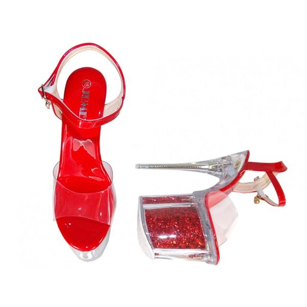 Czerwone Szpilki Szklanki High Heels Buty Erotyczne 39 Arena Pl