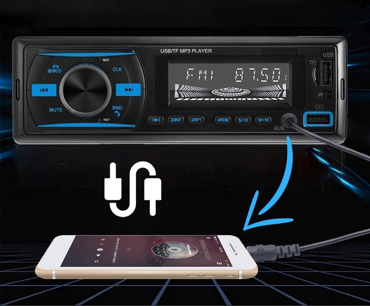 Radio Samochodowe Din Usb Sd Mikrofon Bluetooth Arena Pl
