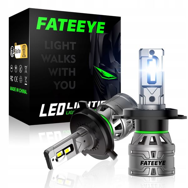 ŻARÓWKI FATEEYE LED H4 120W 20500LM MOCNE CANBUS Arena pl