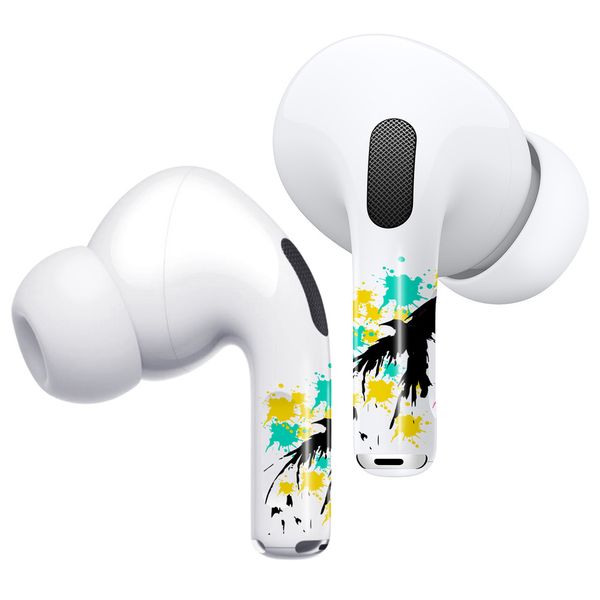 RockMax Art Skins Crow With Applicator For AirPods Pro 2 Pro