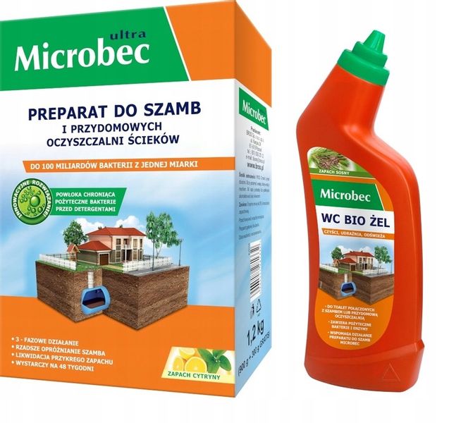 Bakterie do szamba preparat do oczyszczalni 1kg + żel do WC gratis zdjęcie 1