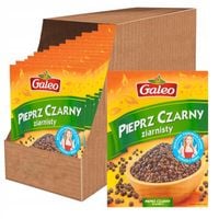 Galeo Pieprz czarny ziarnisty 15 g x 27 sztuk