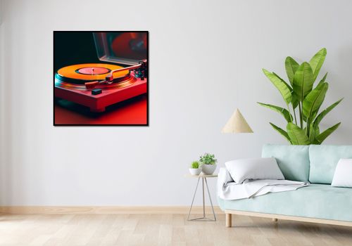 Plakat 90x90cm Retro Granie na Arena.pl