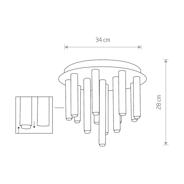 Lampa sufitowa STALACTITE zdjęcie 2