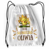 Plecak Sportowy Szkolny Dla Oliwii Córki Dziecka Z Nadrukiem Ze Zdjęciem