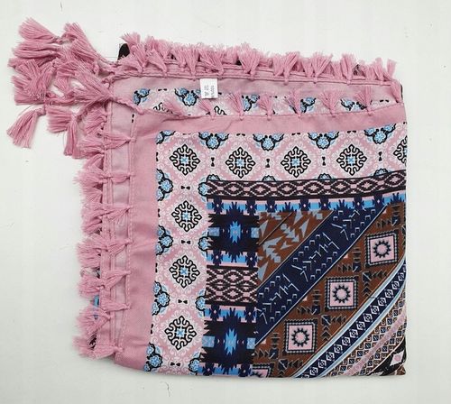 Duża chustka apaszka z frędzlami Wiosna 13 na Arena.pl