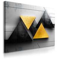 Obraz Ścienny Do Salonu Kształty Geometryczne Abstrakcja 3D 120cm x 80cm