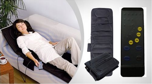 Mata masująca wibracyjna Materac masujący do masażu na łóżko 16 silników na Arena.pl
