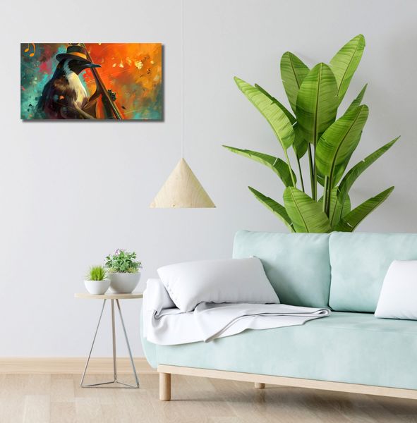 Obraz 60x30cm Pingwinia Nuta zdjęcie 2