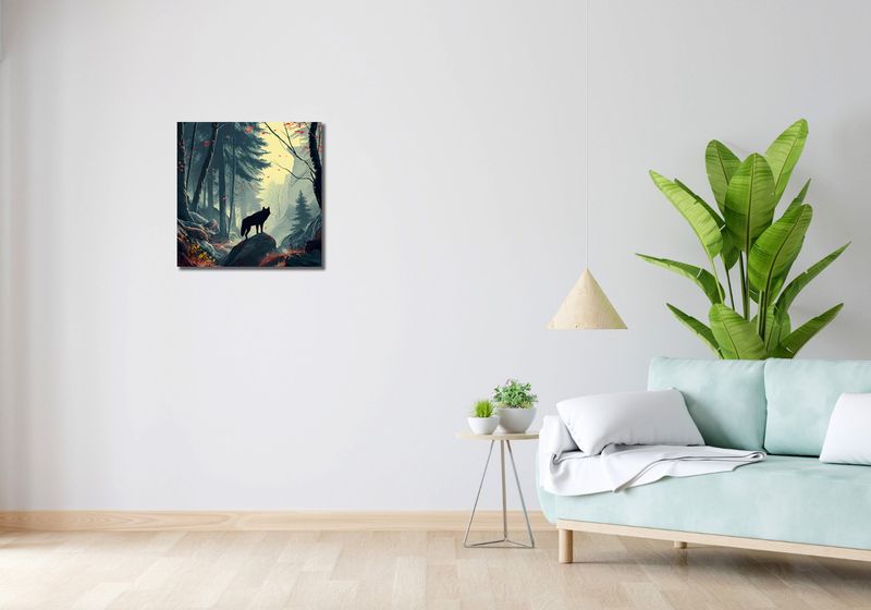 Obraz 50x50cm Leśne Echa zdjęcie 2