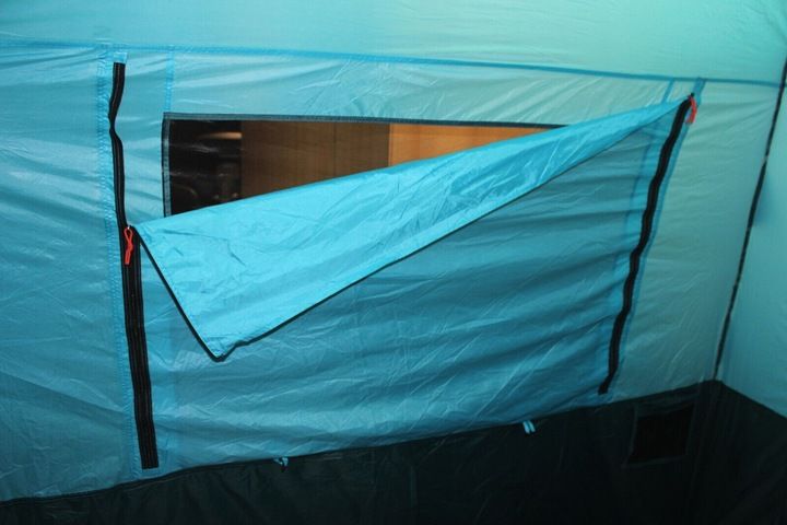 Przedsionek kempingowy NAMIOT wysoki dostawka przyczepy kampera 2,5m 6os zdjęcie 15