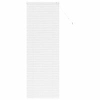 Żaluzja okienna z zasłonami ręczne Biały Aluminium