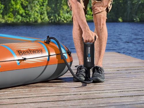 wytrzymały PONTON DMUCHANY KONDOR dla dzieci 246 cm + wiosła + pompka na Arena.pl