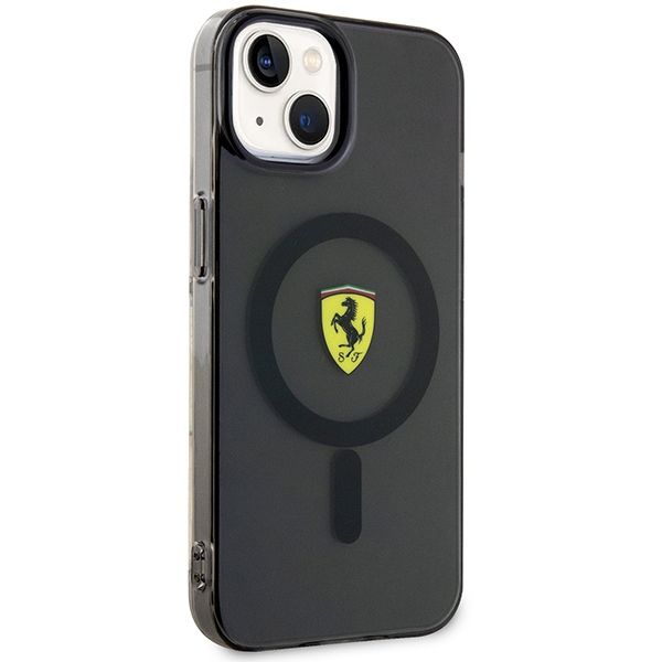 Etui Ferrari do iPhone 15 Plus, iPhone 14 Plus, Czarny MagSafe zdjęcie 4