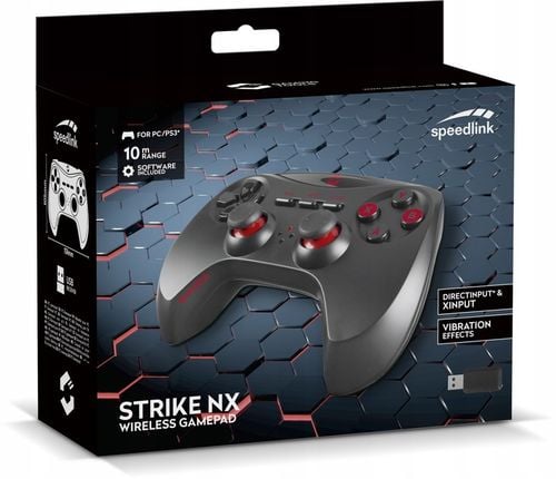 BEZPRZEWODOWY PAD Kontroler Speedlink STRIKE NX PC / PS3 Joystick WIBRACJE na Arena.pl