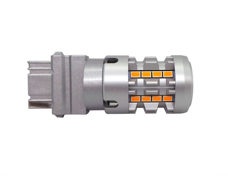 żarówka LED 3156, P27W 12-24V bez błędu pomarańczowa 100% CANBUS zdjęcie 10