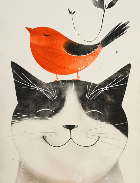 Plakat 50x65cm Pyzaty Przyjaciel zdjęcie 1