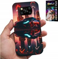 ETUI DO XIAOMI POCO X3 - SAMOCHODY FAN, WZORY DLA MĘŻCZYZN +FOLIA