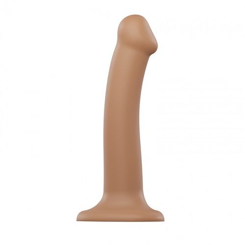 Silicone Bendable Dildo Double Density Caramel M na Arena.pl