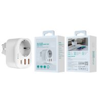 GNIAZDO SIECIOWE ŁADOWARKA DEVIA SMART PD 20W USB-C 2x USB