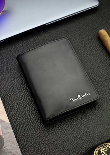 Portfel Męski Pierre Cardin Skórzany Czarny Pojemny RFID Torebka Certyfikat na Arena.pl