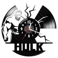 Zegar ścienny z płyty winylowej Hulk 99.14