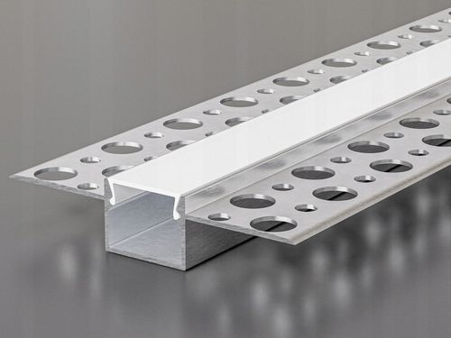 Profil LED Aluminiowy Do Płyt GK Gipsowych 10mm Wpuszczany Regips 2m na Arena.pl