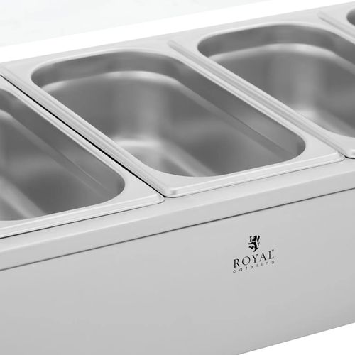 Bemar podgrzewacz do potraw bufet grzewczy z osłoną 6 x GN 1/3 2100 W na Arena.pl