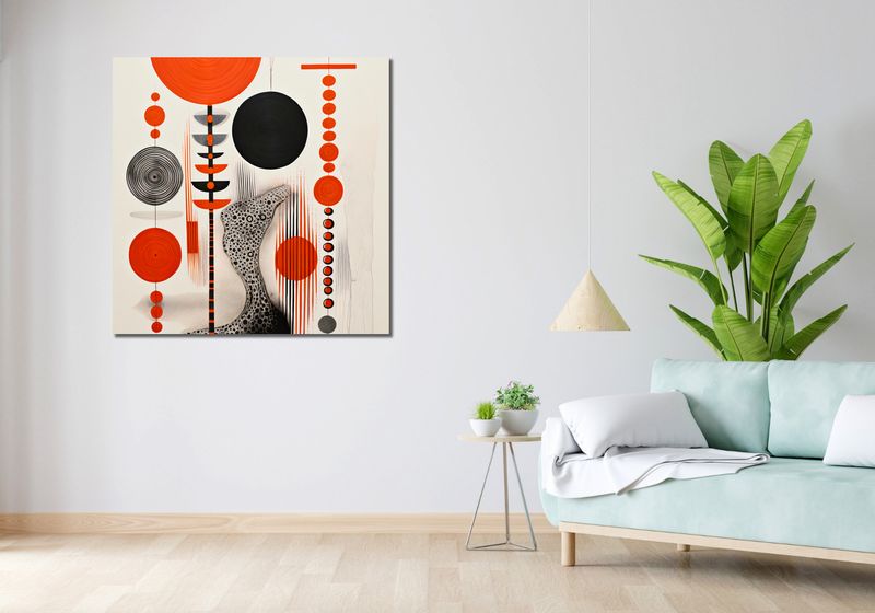 Obraz 100x100cm Kontrastowy Kosmos zdjęcie 2