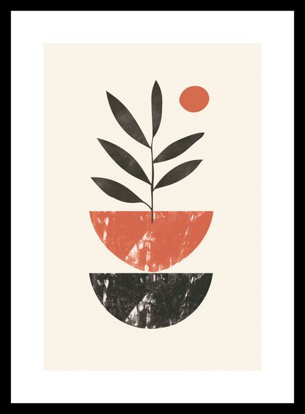 Plakat 20x30cm Roślinna Sztuka zdjęcie 3