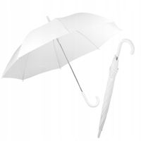 BIAŁY PARASOL biała parasolka ślubna DUŻY XL