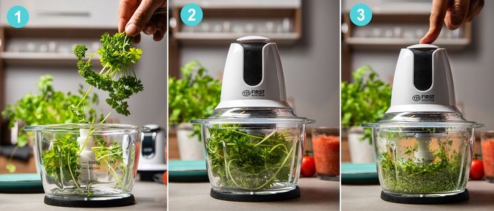 Rozdrabniacz do warzyw 1200ml 4 NOŻE FIRST AUSTRIA zdjęcie 9