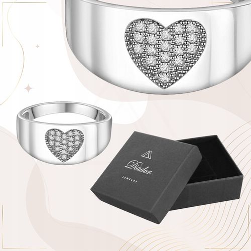 SREBRNY pierścionek OBRĄCZKA SREBRO 925 z CYRKONIAMI wyjątkowy PREZENT na Arena.pl