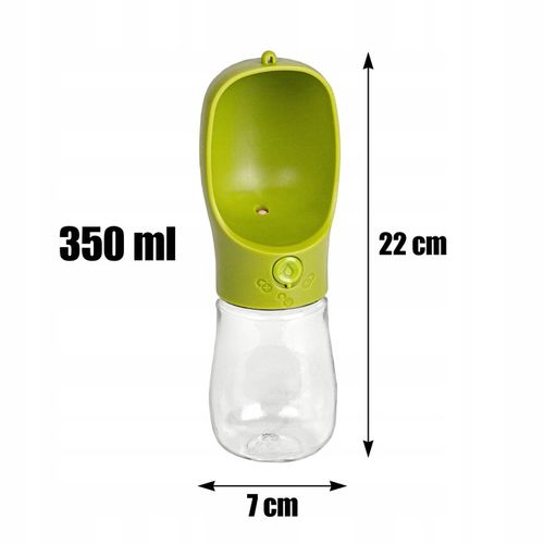 BUTELKA DLA PSA 350ml - KOLORY - Bidon na wodę dla psa poidło na Arena.pl