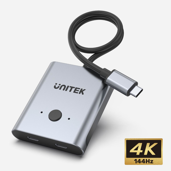 Unitek Dwukierunkowy przełącznik USB-C 4K zdjęcie 5