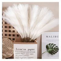 Sztuczna Roślina Ozdoba Trawa Pampasowa 56,5 Cm Krem 1 Szt Szr05