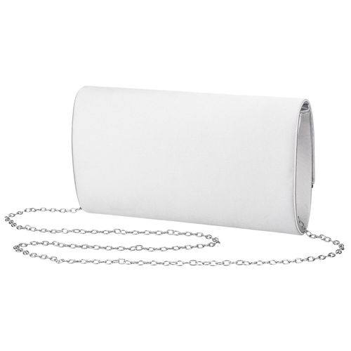 kopertówka damska wykonana w srebrnym kolorze, zawieszona na srebrnym na Arena.pl