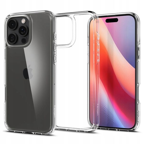 SPIGEN ULTRA HYBRID IPHONE 16 PRO CRYSTAL CLEAR zdjęcie 1