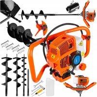 WIERTNICA GLEBOWA SPALINOWA świder do ziemi 100 150 200mm PRZEDŁUŻKA