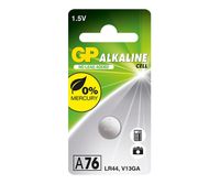bateria alkaliczna zegarkowa 1.5v a76, lr44, ag13 - 10.0 szt - gp a76 sz