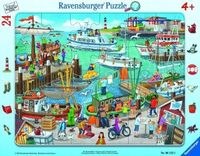 PUZZLE Edukacyjna Układanka Dla DZIECKA Zestaw W RAMCE Obrazek Gra LOGICZNA