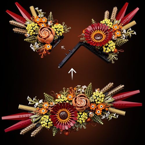 LEGO ICONS 10314 Stroik z suszonych kwiatów BUKIET Kwiaty Na Prezent na Arena.pl