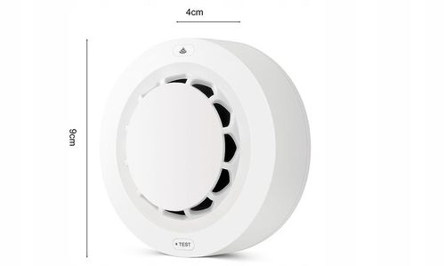 CZUJNIK DYMU OGNIA WIFI ALARM CZUJKA TUYA SMART Z SYRENĄ NA BATEIRE na Arena.pl