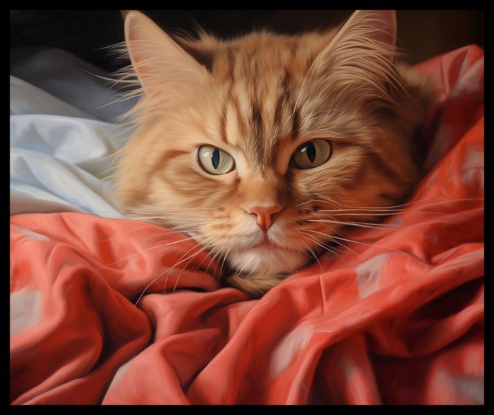 Plakat 60x50cm Mruczący Spokój zdjęcie 2