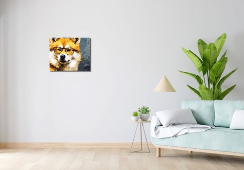 Obraz 50x40cm Intelektualny Psiak na Arena.pl